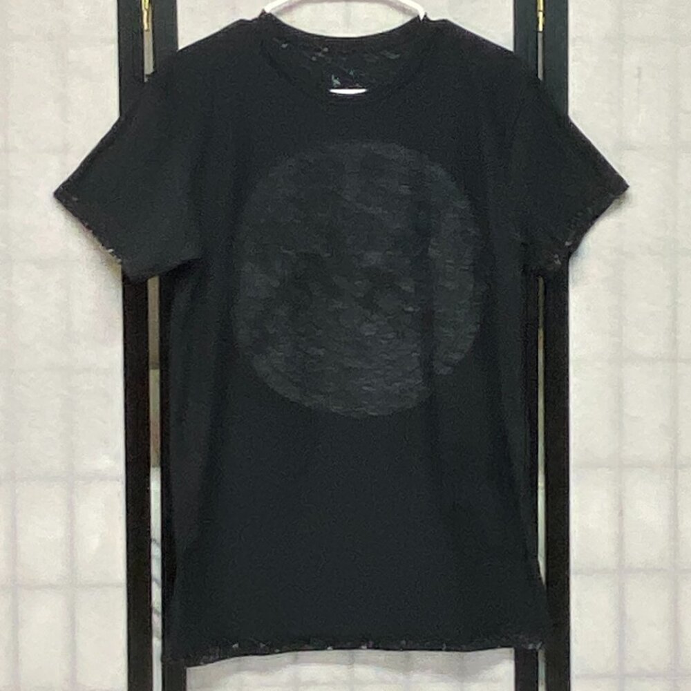 Looney Tunes Graphic Tee Black Speckle M Short Sleeve WB Cartoon Character Shirt - Picture 5 of 11